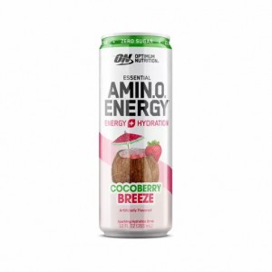 Optimum Nutrition ESSENTIAL AMIN.O. ENERGY+ Electrolytes Sparkling *new* Cocoberry Breeze 355ml * 12 Cans (12 Servings) Sverige | 306KIHLDE