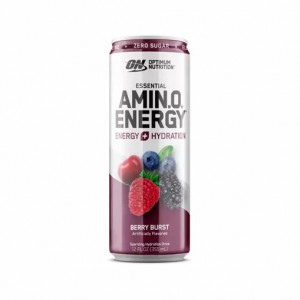 Optimum Nutrition ESSENTIAL AMIN.O. ENERGY+ Electrolytes Sparkling Berry Burst 355ml * 12 Cans (12 Servings) Sverige | 962RMWXCE