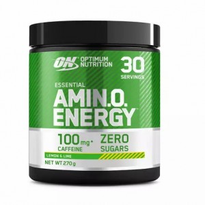 Optimum Nutrition Essential AMIN.O. Energy Lemon & Lime 270 grams (30 Servings) Sverige | 947PGLJBT