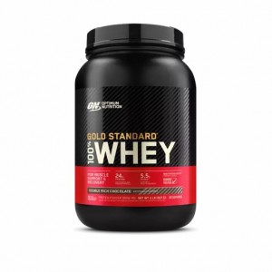 Optimum Nutrition GOLD STANDARD 100% WHEY™ Double Rich Chocolate 2 lb (29 Servings) Sverige | 926ZDSGJP