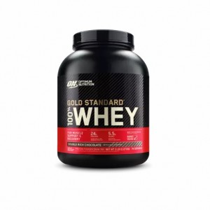 Optimum Nutrition GOLD STANDARD 100% WHEY™ Double Rich Chocolate 5 lb (74 Servings) Sverige | 923MRPWZV