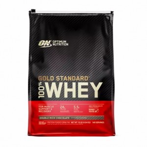 Optimum Nutrition GOLD STANDARD 100% WHEY™ Double Rich Chocolate 10 lb (149 Servings) Sverige | 047FJXECN