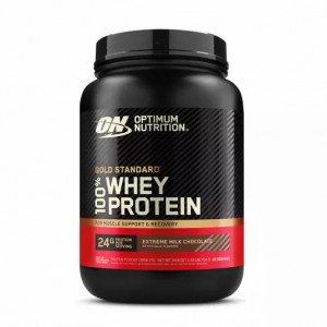 Optimum Nutrition GOLD STANDARD 100% WHEY™ Extreme Milk Chocolate 1.5 lb (22 Servings) Sverige | 827IFUOMK