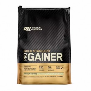 Optimum Nutrition GOLD STANDARD® Pro Gainer Vanilla Custard 10.19 lb (28 Servings) Sverige | 296WNVSTZ