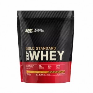 Optimum Nutrition Gold Standard 100% Whey Protein Powder Chocolate Peanut Butter 480 grams (15 Servings) Sverige | 102FXLQKA