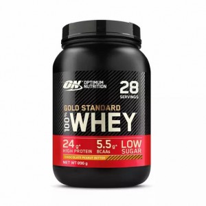 Optimum Nutrition Gold Standard 100% Whey Protein Powder Chocolate Peanut Butter 896 grams (28 Servings) Sverige | 379IMXKZD