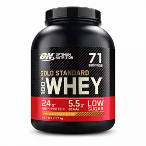 Optimum Nutrition Gold Standard 100% Whey Protein Powder Chocolate Peanut Butter 2.27 kg (71 Servings) Sverige | 715SUWLKJ