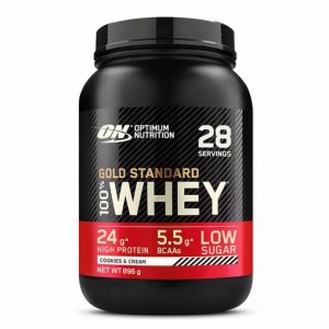 Optimum Nutrition Gold Standard 100% Whey Protein Powder Cookies & Cream 896 grams (28 Servings) Sverige | 271IXLWME