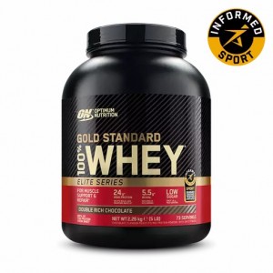 Optimum Nutrition Gold Standard 100% Whey - Elite Series Double Rich Chocolate 2.27 kg (74) Sverige | 598BJWNSR