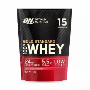 Optimum Nutrition Gold Standard 100% Whey Protein Powder Delicious Strawberry 450 grams (15 Servings) Sverige | 425URLSIN