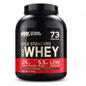 Optimum Nutrition Gold Standard 100% Whey Protein Powder Double Rich Chocolate 2.26 kg (76 Servings) Sverige | 231YNABID