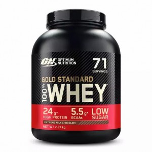 Optimum Nutrition Gold Standard 100% Whey Protein Powder Extreme Milk Chocolate 2.27 kg (71 Servings) Sverige | 935SDIVNG