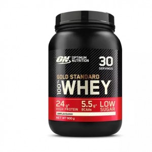 Optimum Nutrition Gold Standard 100% Whey Protein Powder Unflavoured 900 grams (30 Servings) Sverige | 675YKCQSH