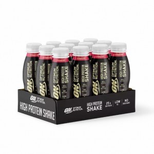 Optimum Nutrition High Protein Shake Elite Strawberry 3300 ml (12 pieces) Sverige | 859SKCBZP