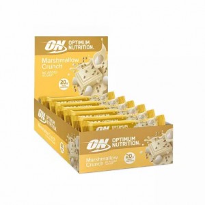 Optimum Nutrition Marshmallow Crunch Protein Bar Elite 650 grams (10 Bars) Sverige | 728INWRMA