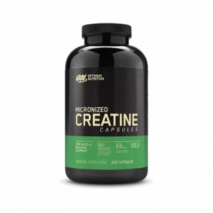 Optimum Nutrition Micronized Creatine Capsules 200 Capsules (100 Servings) Sverige | 468FBCEHS