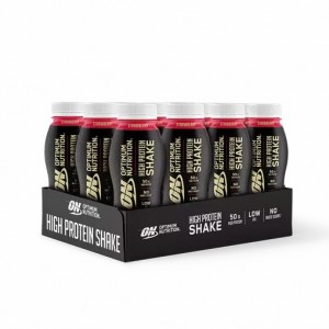 Optimum Nutrition Optimum Protein Shake Strawberry 6000 ml (12 bottles) Sverige | 485XQZVWE