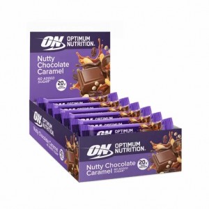 Optimum Nutrition Protein Bar Nutty Chocolate Caramel 700 grams (10 Bars) Sverige | 823BLWTFC