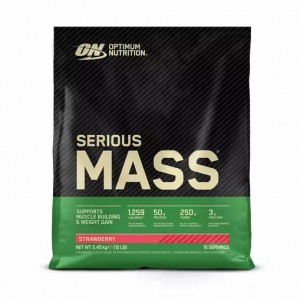 Optimum Nutrition Serious Mass Gainer Strawberry 5.45 kg (16 Servings) Sverige | 762ZIGPOS