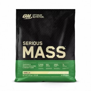 Optimum Nutrition Serious Mass Vanilla 5.45 kg (16 Servings) Sverige | 325XYABEN