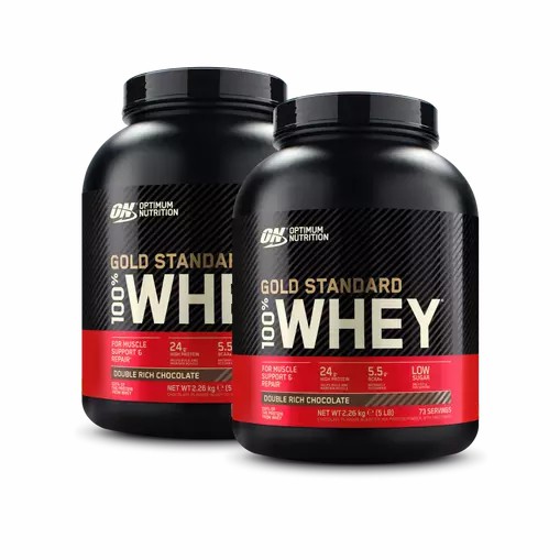 Optimum Nutrition 2x Gold Standard 100% Whey Protein Powder (2.27kg) Sverige | 738XYOFSD