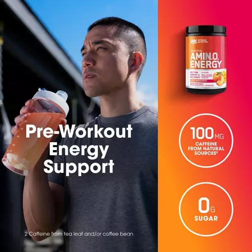 Optimum Nutrition ESSENTIAL AMIN.O. ENERGY® *new* Peach Mango Tango - Notify Me 0.6 lb - Notify me Sverige | 762IVAZQX