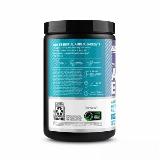 Optimum Nutrition ESSENTIAL AMIN.O. ENERGY® *new* Rainbow Sherbet - Notify Me 0.6 lb - Notify me Sverige | 302MHNCJX