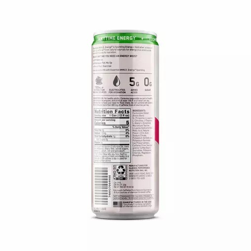 Optimum Nutrition ESSENTIAL AMIN.O. ENERGY+ Electrolytes Sparkling *new* Cocoberry Breeze 355ml * 12 Cans (12 Servings) Sverige | 306KIHLDE