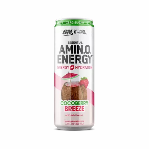 Optimum Nutrition ESSENTIAL AMIN.O. ENERGY+ Electrolytes Sparkling *new* Cocoberry Breeze 355ml * 12 Cans (12 Servings) Sverige | 306KIHLDE