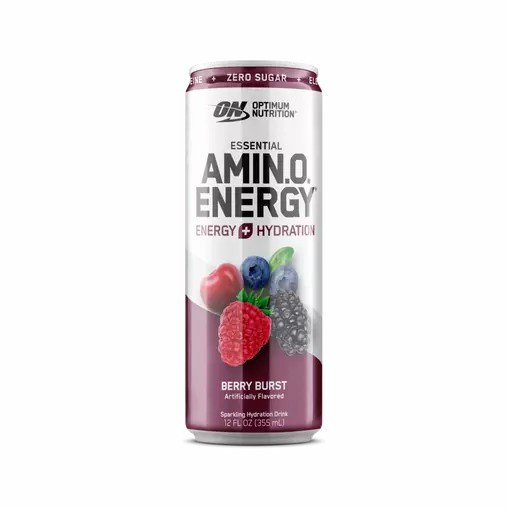 Optimum Nutrition ESSENTIAL AMIN.O. ENERGY+ Electrolytes Sparkling Berry Burst 355ml * 12 Cans (12 Servings) Sverige | 962RMWXCE