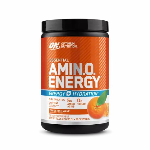 Optimum Nutrition Essential AMIN.O. ENERGY + Electrolytes Tangerine Wave 0.63 lb (30 Servings) Sverige | 516LMTBYS