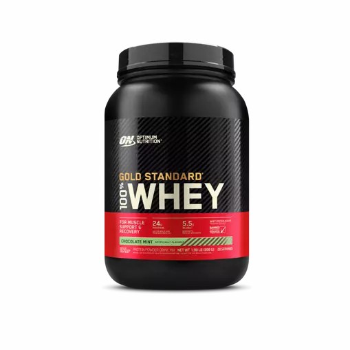 Optimum Nutrition GOLD STANDARD 100% WHEY™ Chocolate Mint 2 lb (28 Servings) Sverige | 503PBNGOT