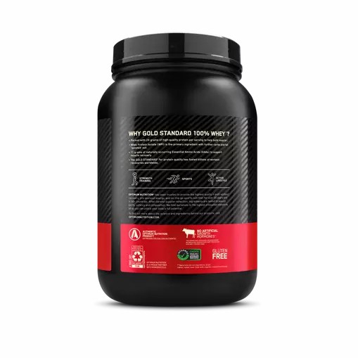 Optimum Nutrition GOLD STANDARD 100% WHEY™ Delicious Strawberry 2 lb (29 Servings) Sverige | 736CJPZWI