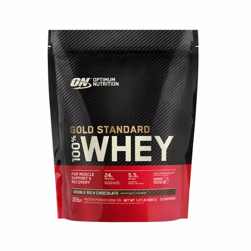 Optimum Nutrition GOLD STANDARD 100% WHEY™ Double Rich Chocolate 1.5 lb (22 Servings) Sverige | 169QHACJW