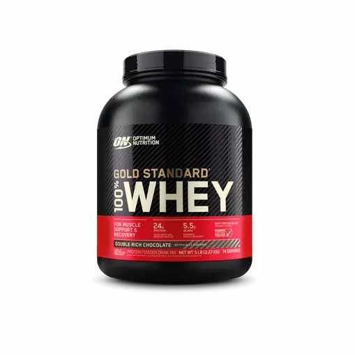 Optimum Nutrition GOLD STANDARD 100% WHEY™ Double Rich Chocolate 5 lb (74 Servings) Sverige | 923MRPWZV