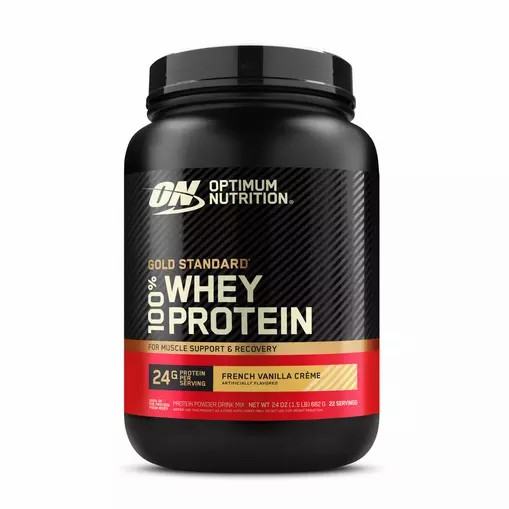 Optimum Nutrition GOLD STANDARD 100% WHEY™ French Vanilla Creme 1.5 lb (22 Servings) Sverige | 840LNODMK