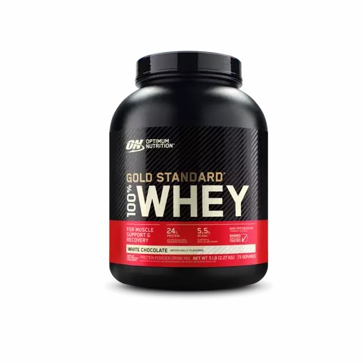 Optimum Nutrition GOLD STANDARD 100% WHEY™ White Chocolate 5 lb (73 Servings) Sverige | 315LIAQOP