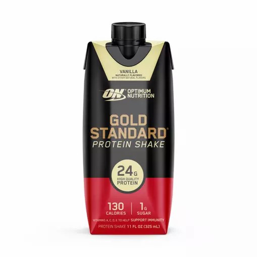 Optimum Nutrition GOLD STANDARD® Ready To Drink Protein Shake Vanilla 12 Cartons (12 Servings) Sverige | 825YUALTR