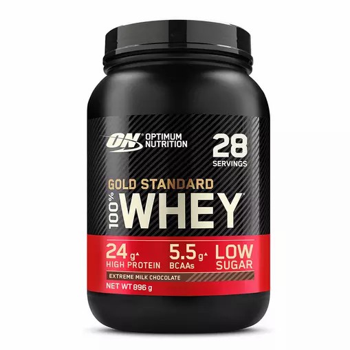 Optimum Nutrition Gold Standard 100% Whey Protein Powder Extreme Milk Chocolate 896 grams (28 Servings) Sverige | 728LRBZJQ