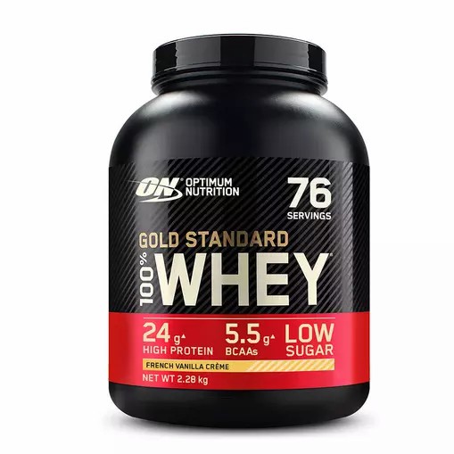 Optimum Nutrition Gold Standard 100% Whey Protein Powder French Vanilla 2.28 kg (76 Servings) Sverige | 436CZHAYM