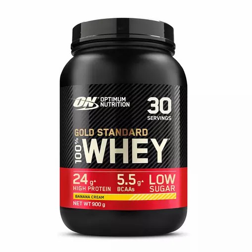 Optimum Nutrition Gold Standard 100% Whey Protein Powder Banana Cream 900 grams (30 Servings) Sverige | 306CHGOZE