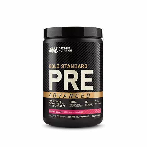 Optimum Nutrition Gold Standard Pre Advanced Berry Blast 20 Serves Sverige | 465KBEMDN