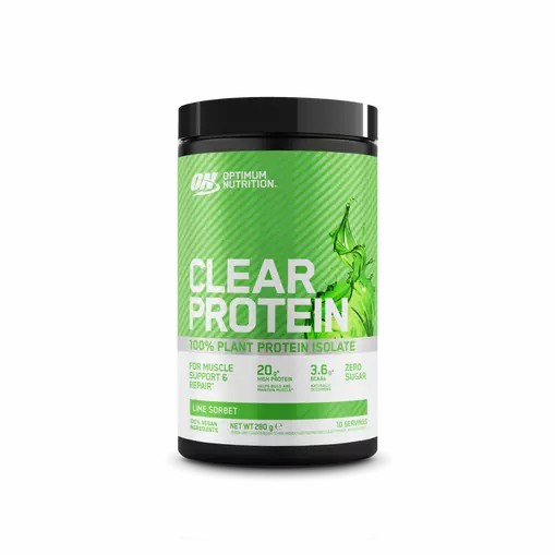 Optimum Nutrition ON Clear Protein 100% Plant Protein Isolate Lime Sorbet 280 grams (10 Servings) Sverige | 147OZMHJV