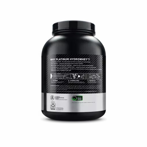 Optimum Nutrition PLATINUM HYDROWHEY™ Velocity Vanilla 3.52 lb (40 Servings) Sverige | 243JBUPNT