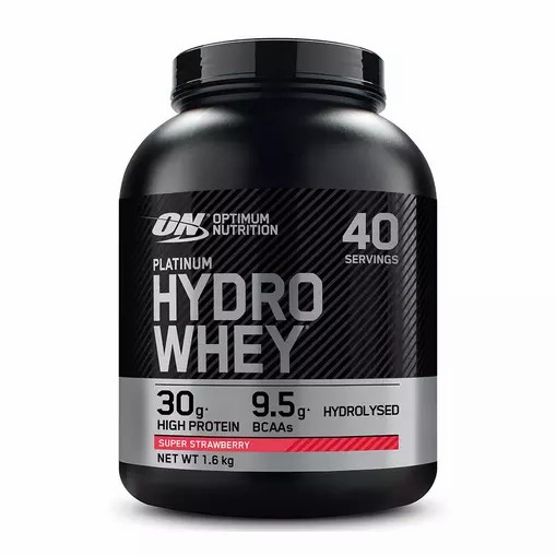 Optimum Nutrition Platinum Hydrowhey Super Strawberry 1.6 kg (40 Servings) Sverige | 758YHJRVL