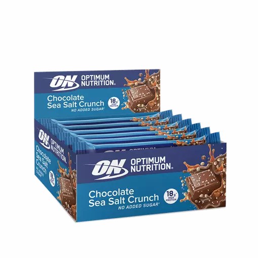 Optimum Nutrition Protein Bar Chocolate Sea Salt Crunch 720 grams (12 Bars) Sverige | 623NJLWZE