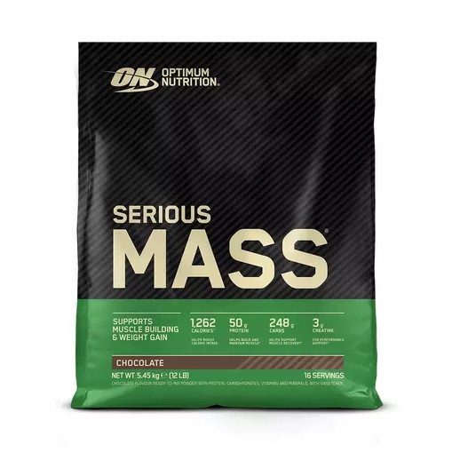 Optimum Nutrition Serious Mass Chocolate 5.45 kg (16 Servings) Sverige | 213EFBWJK