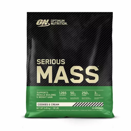 Optimum Nutrition Serious Mass Cookies & Cream 2.73 kg (8 Servings) Sverige | 538PGMCRH