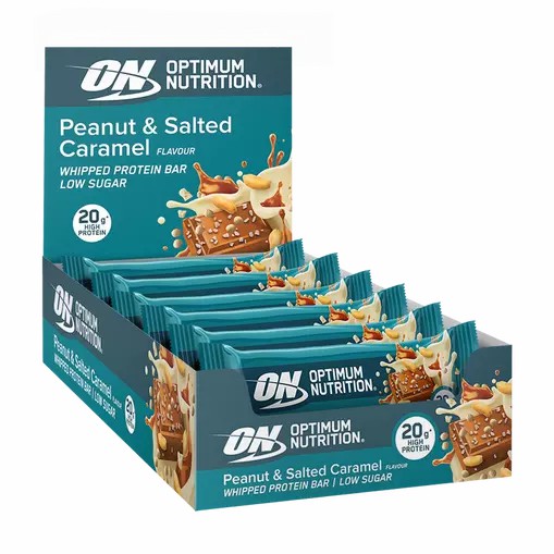 Optimum Nutrition Whipped Protein Bar Peanut And Salted Caramel 600 grams (10 Bars) Sverige | 647YEZRMF